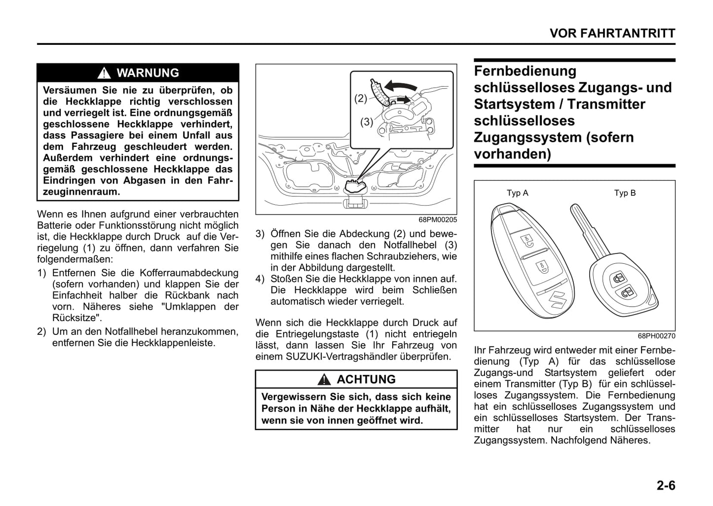 2016-2017 Suzuki Baleno Owner's Manual | German