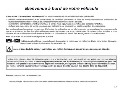 2019-2020 Renault Scénic/Grand Scénic Owner's Manual | French