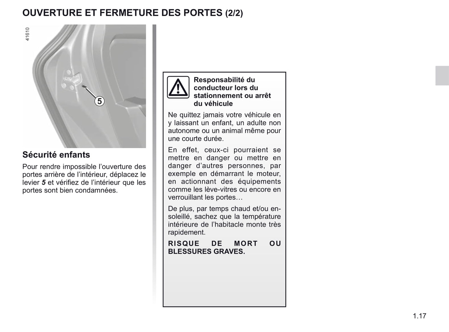 2019-2020 Renault Scénic/Grand Scénic Owner's Manual | French