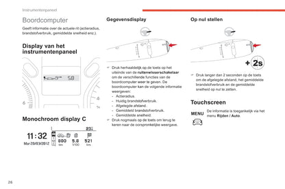 2017-2018 Citroën C-Elysée Owner's Manual | Dutch