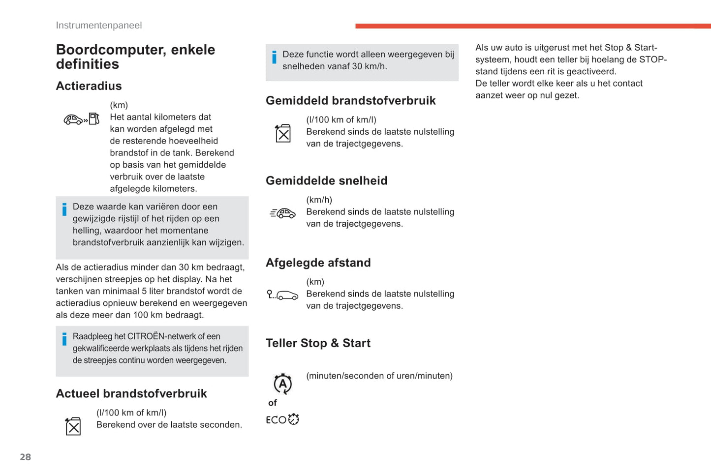 2017-2018 Citroën C-Elysée Owner's Manual | Dutch