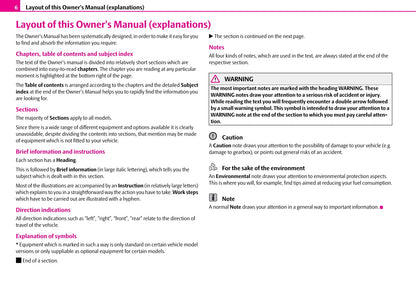 2010-2011 Skoda Octavia/Octavia Tour I Owner's Manual | English