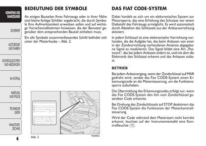 2010-2011 Fiat Punto/Punto Evo Owner's Manual | German