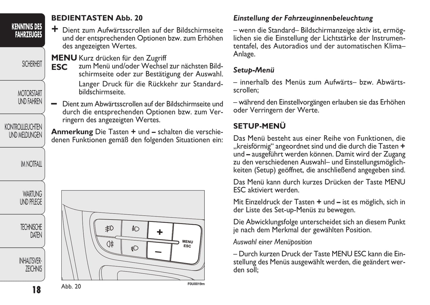 2010-2011 Fiat Punto/Punto Evo Owner's Manual | German