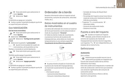 2021-2023 DS Autmobiles DS 9 Bedienungsanleitung | Spanisch