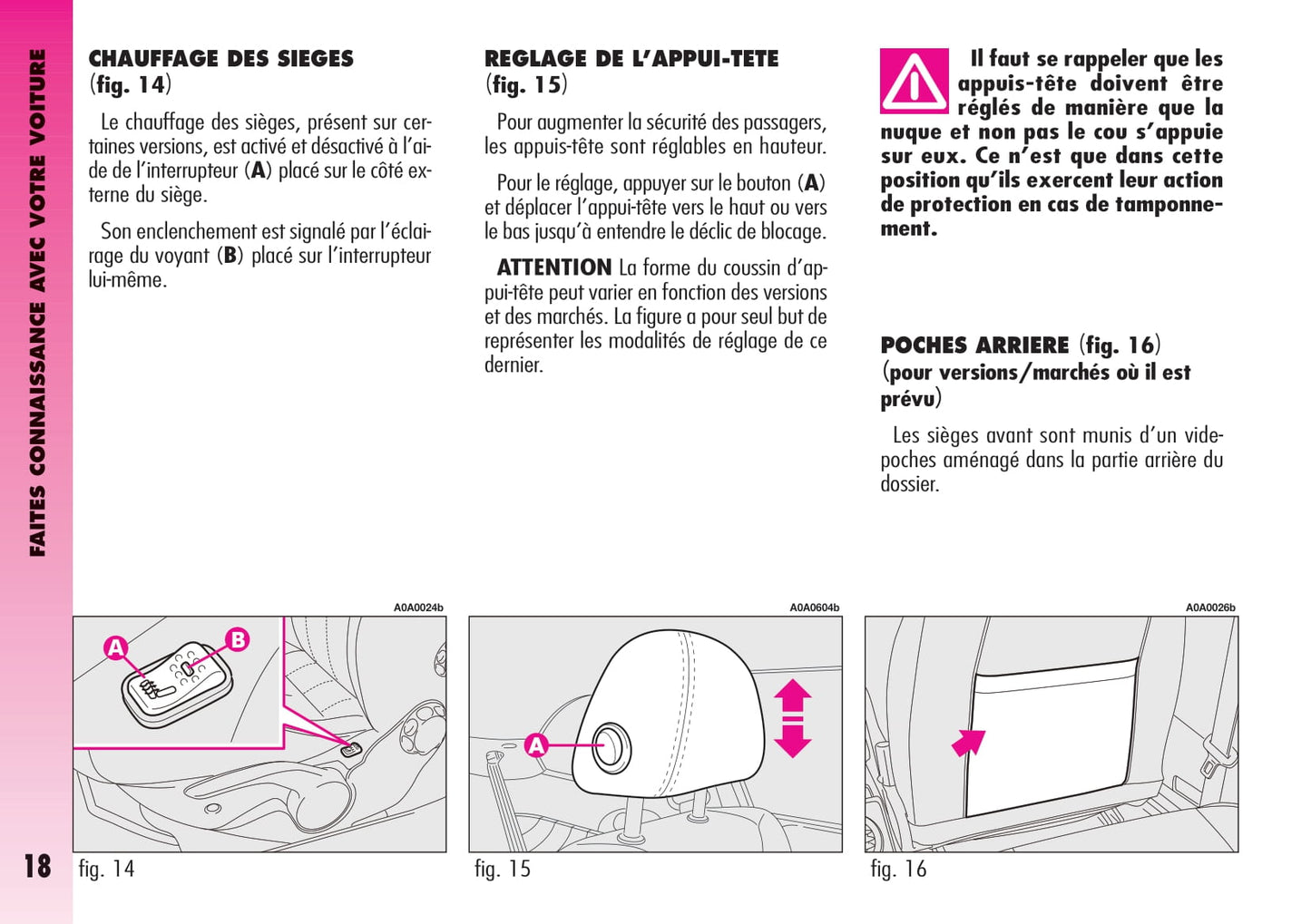 2004-2007 Alfa Romeo GT Owner's Manual | French