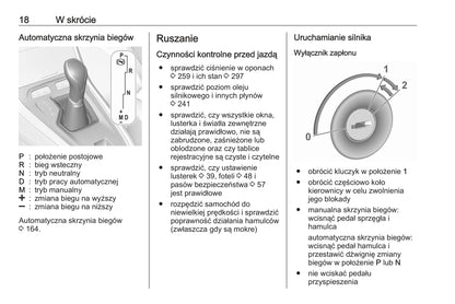 2019-2020 Opel Grandland X Owner's Manual | Polish