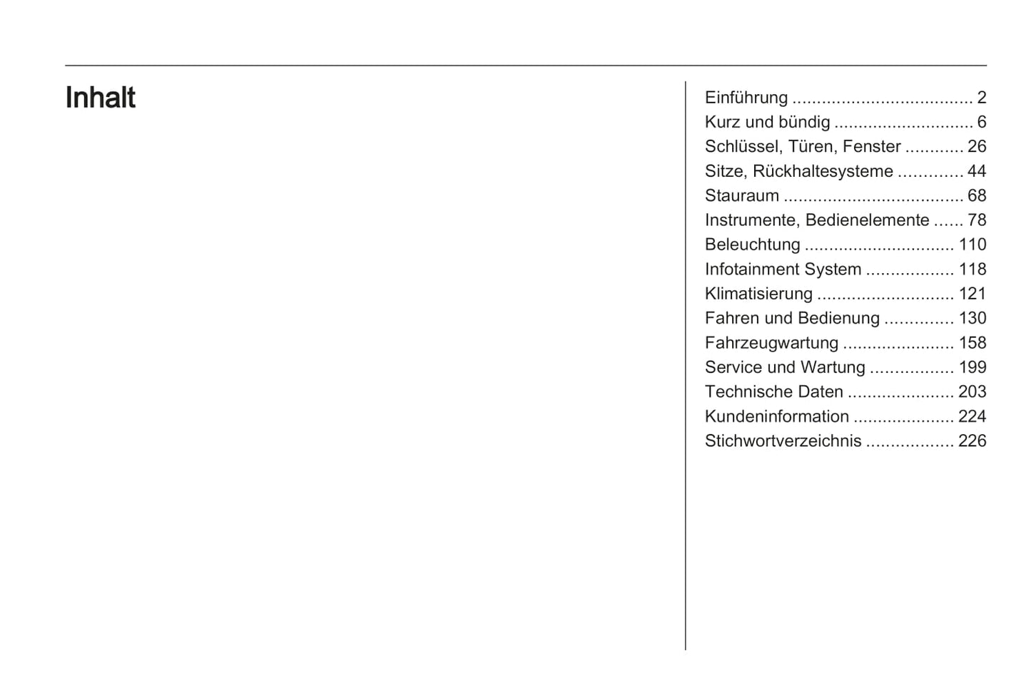 2008-2011 Opel Zafira Owner's Manual | German