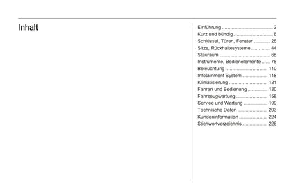 2008-2011 Opel Zafira Owner's Manual | German