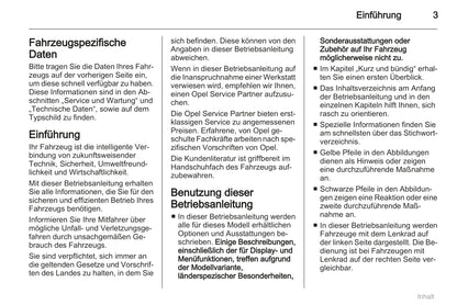 2008-2011 Opel Zafira Owner's Manual | German