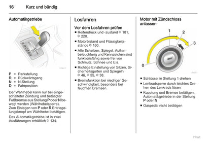 2008-2011 Opel Zafira Owner's Manual | German