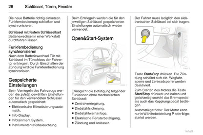 2008-2011 Opel Zafira Owner's Manual | German