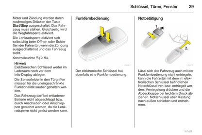 2008-2011 Opel Zafira Owner's Manual | German