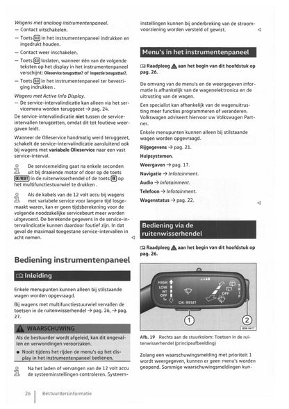 2018-2023 Volkswagen T-Cross Owner's Manual | Dutch