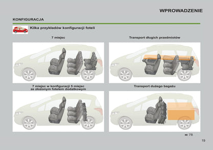 2012-2013 Peugeot 308 Owner's Manual | Polish