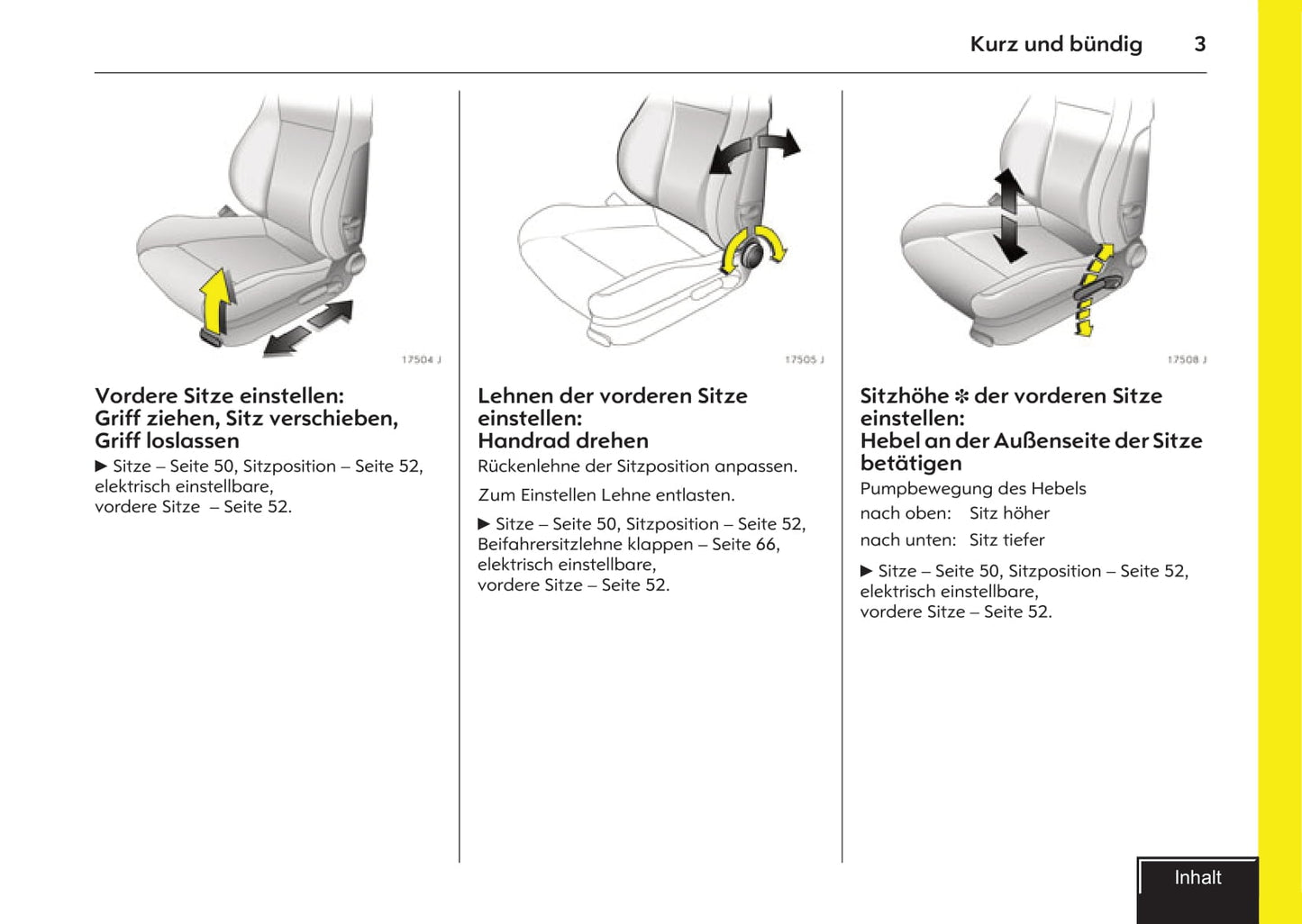 2007-2009 Opel Vectra Bedienungsanleitung | Deutsch