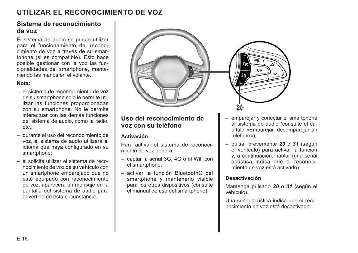 Renault Radio Connect R&Go Instrucciones 2021 - 2022