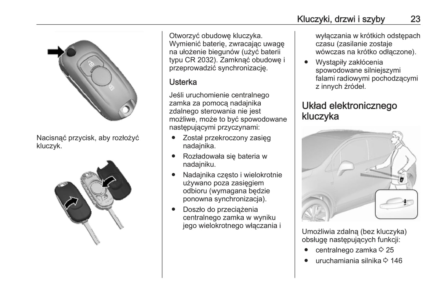 2019 Opel Mokka/Mokka X Owner's Manual | Polish