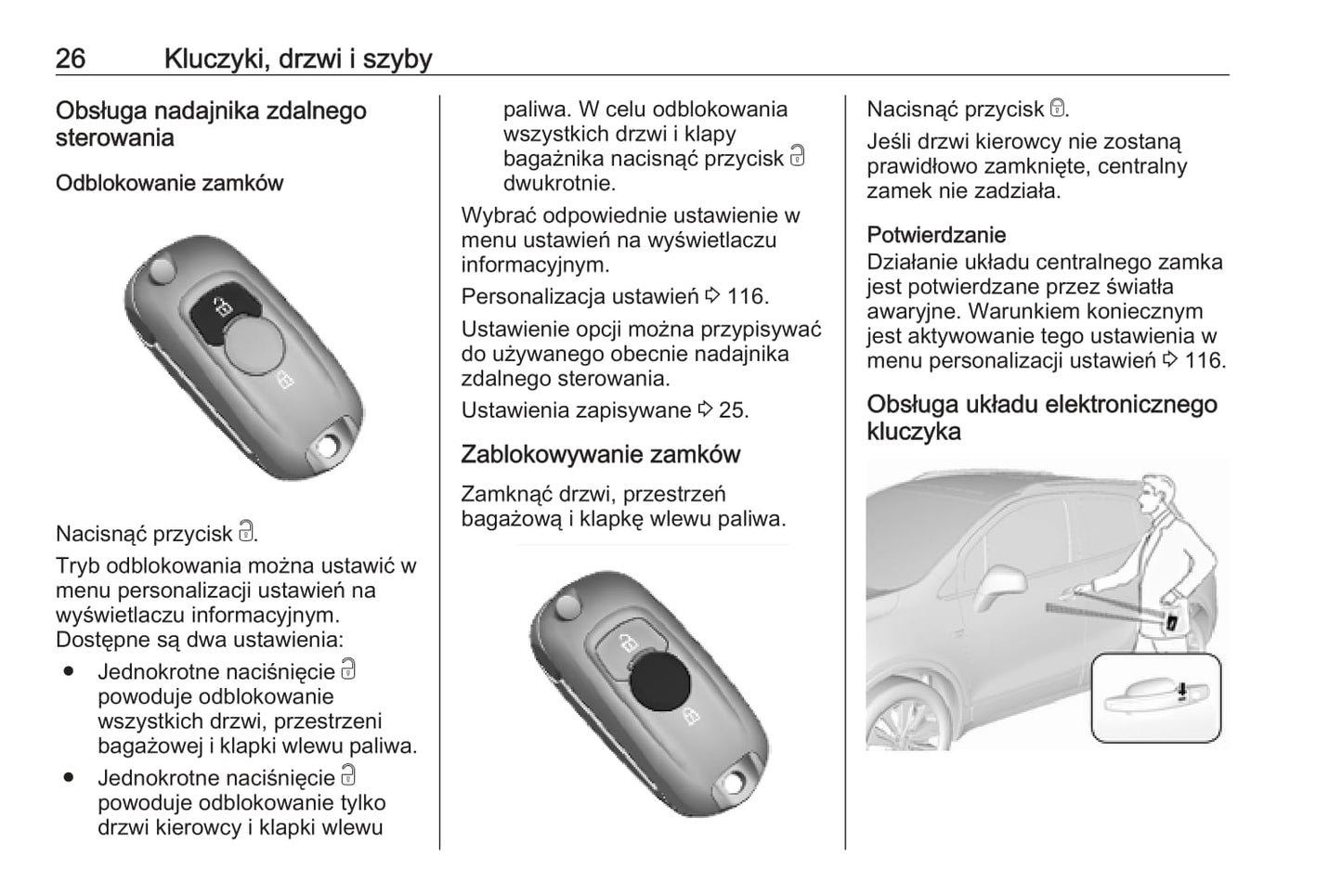 2019 Opel Mokka/Mokka X Owner's Manual | Polish