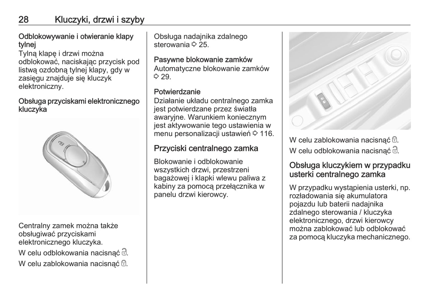 2019 Opel Mokka/Mokka X Owner's Manual | Polish