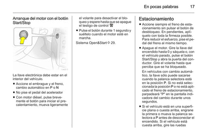 2014 Opel Zafira Owner's Manual | Spanish