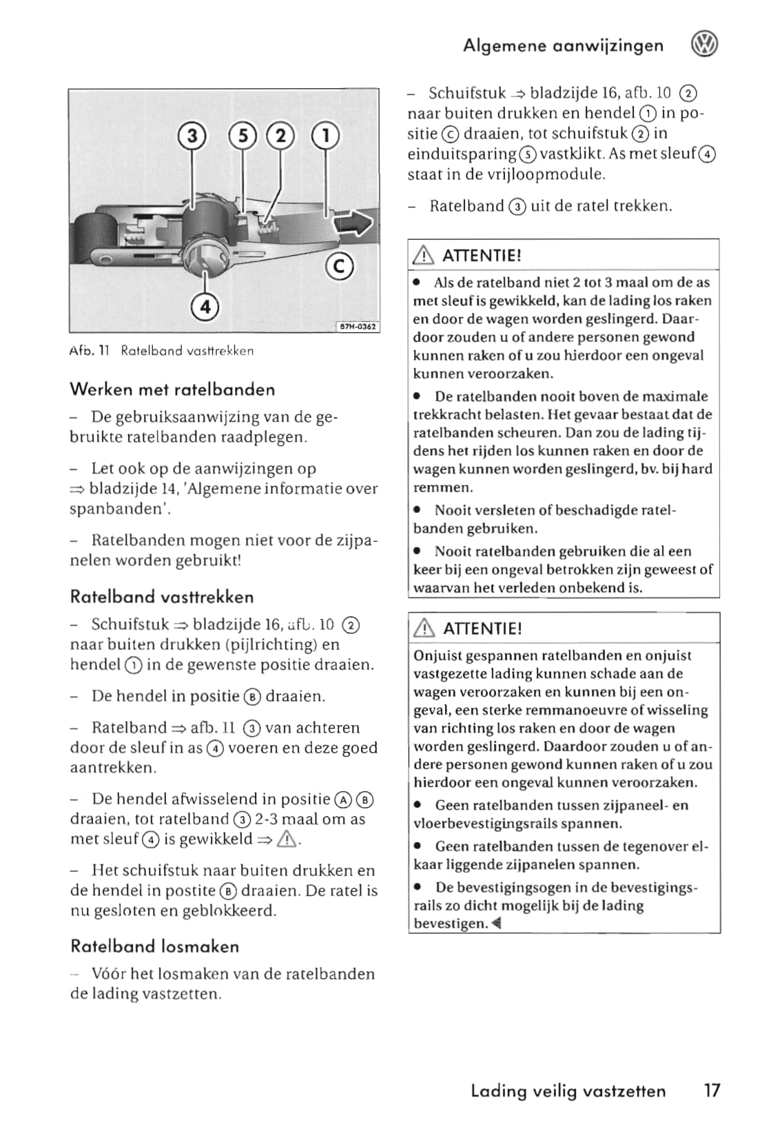 2006-2011 Volkswagen Crafter Owner's Manual | Dutch