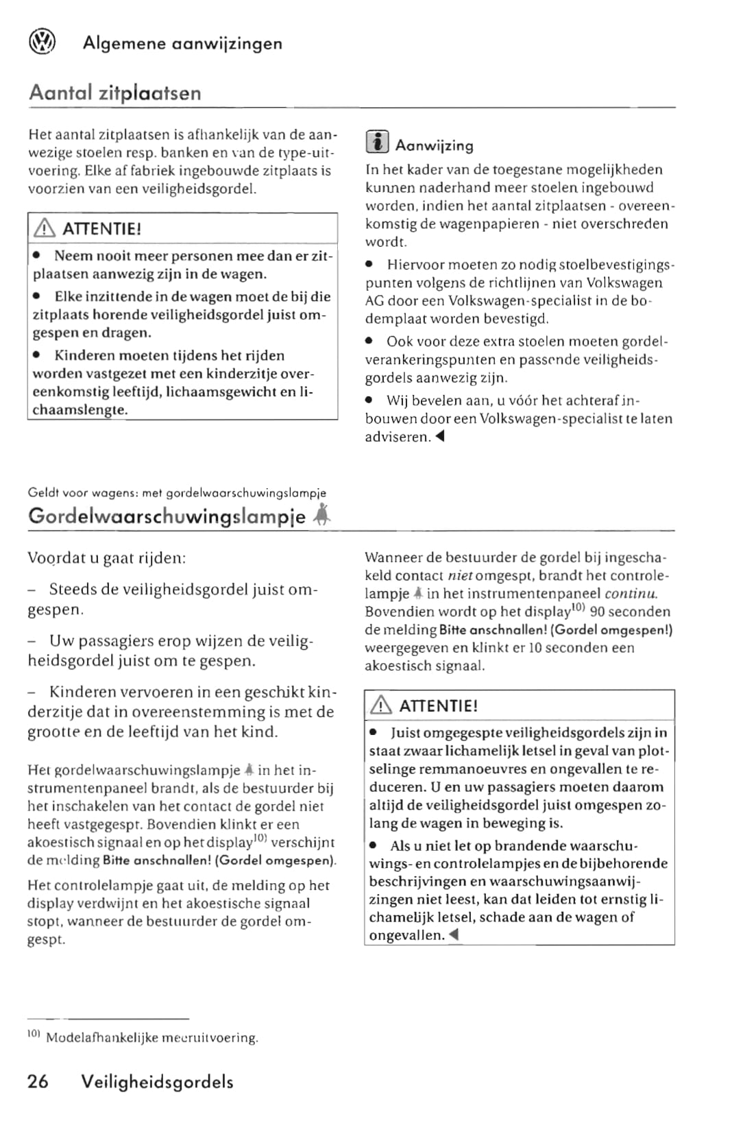 2006-2011 Volkswagen Crafter Owner's Manual | Dutch