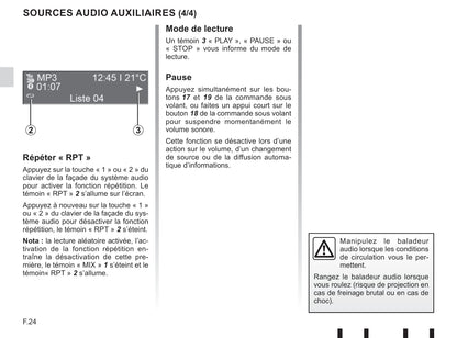 Renault Radio Connect R & GO Guide d'utilisation 2019