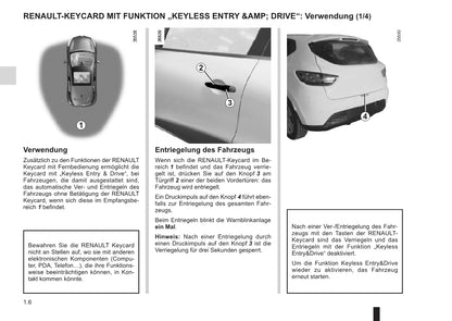 2015-2016 Renault Clio Owner's Manual | German