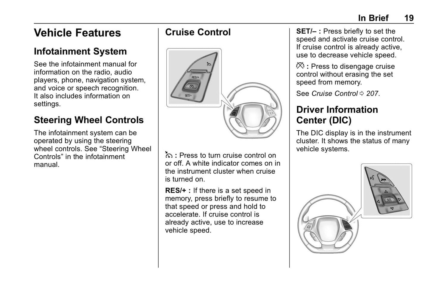 2019 Chevrolet Corvette Owner's Manual | English