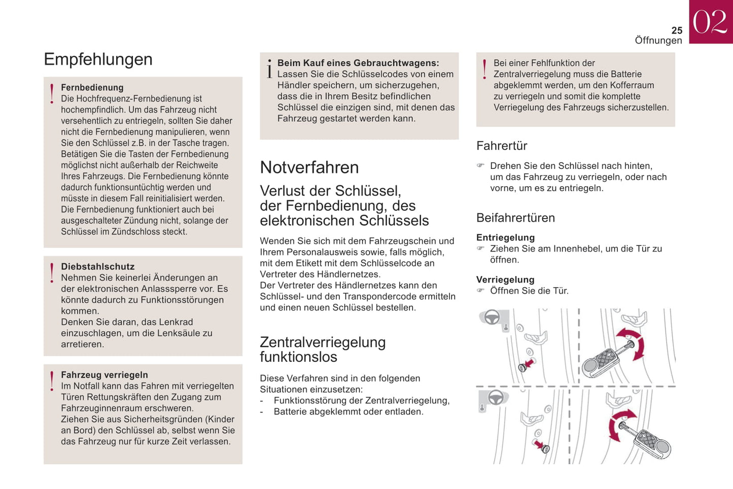 2018-2022 DS Automobiles DS 3/DS 3 Cabrio Bedienungsanleitung | Deutsch