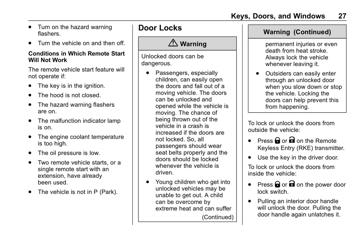 2019 Buick Cascada Owner's Manual | English