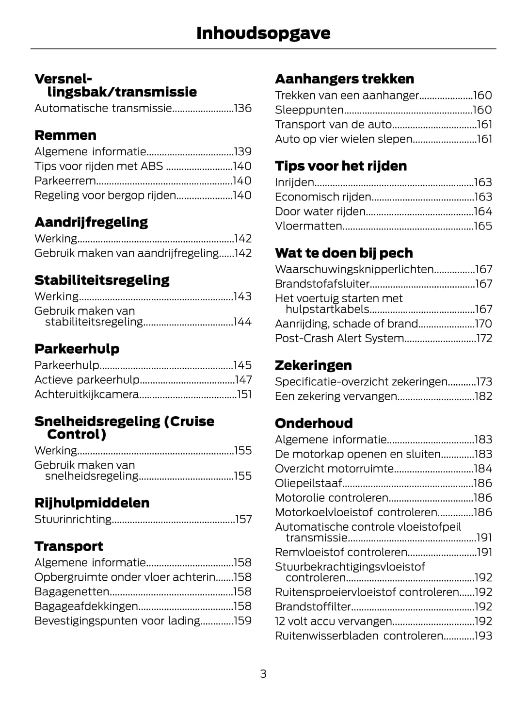 2014-2015 Ford C-Max Energi Owner's Manual | Dutch