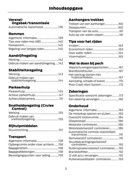 2014-2015 Ford C-Max Energi Owner's Manual | Dutch