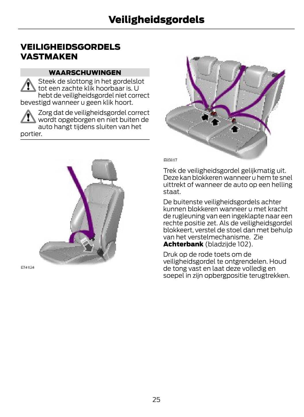 2014-2015 Ford C-Max Energi Owner's Manual | Dutch