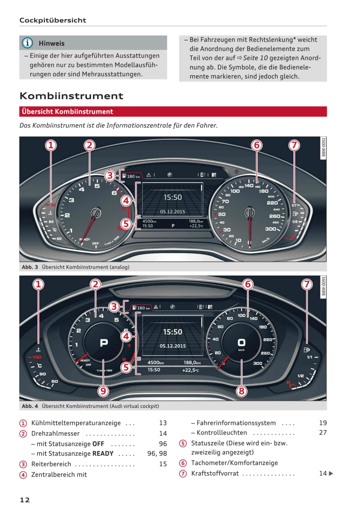 2017-2020 Audi Q5 Bedienungsanleitung | Deutsch