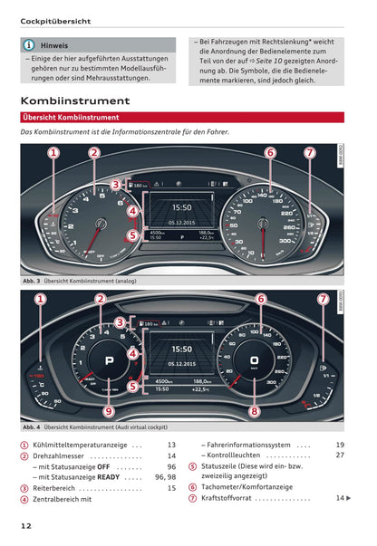 2017-2020 Audi Q5 Bedienungsanleitung | Deutsch