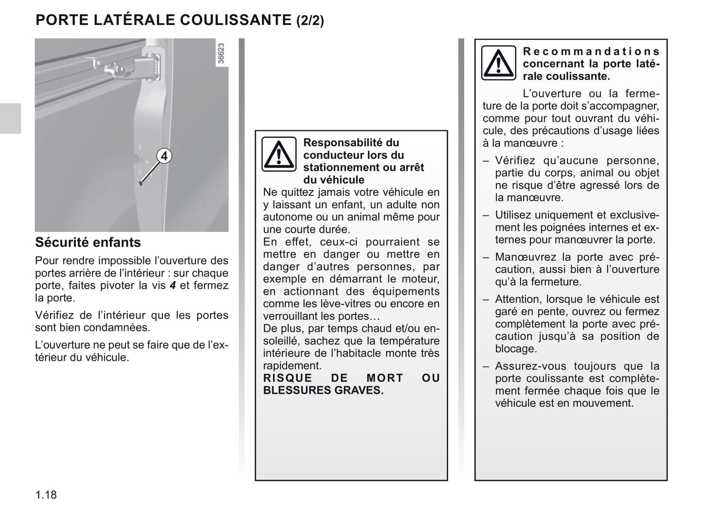 2020-2021 Renault Trafic Owner's Manual | French