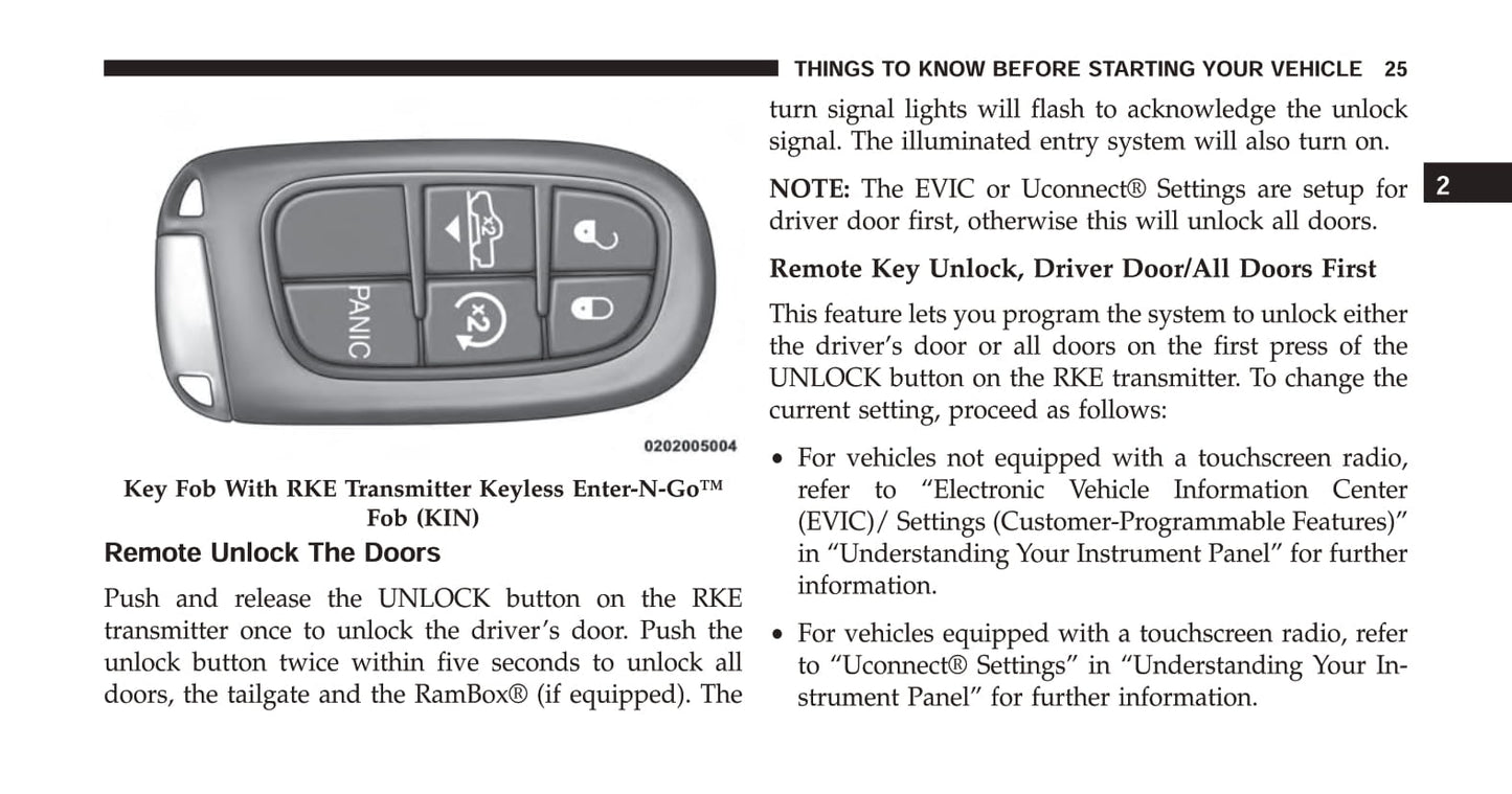 2014 Ram 1500/2500/3500 Owner's Manual | English