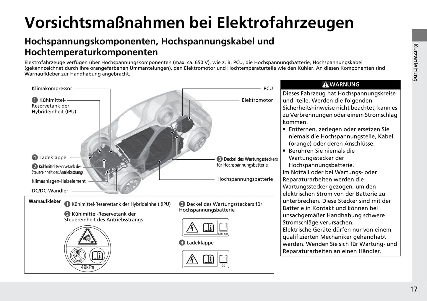 2020-2021 Honda e Bedienungsanleitung | Deutsch