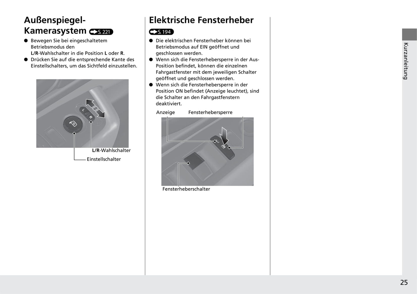 2020-2021 Honda e Bedienungsanleitung | Deutsch