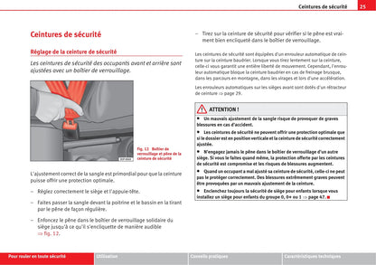 2004-2009 Seat Altea Bedienungsanleitung | Französisch