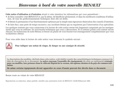 2005-2006 Renault Vel Satis Owner's Manual | French