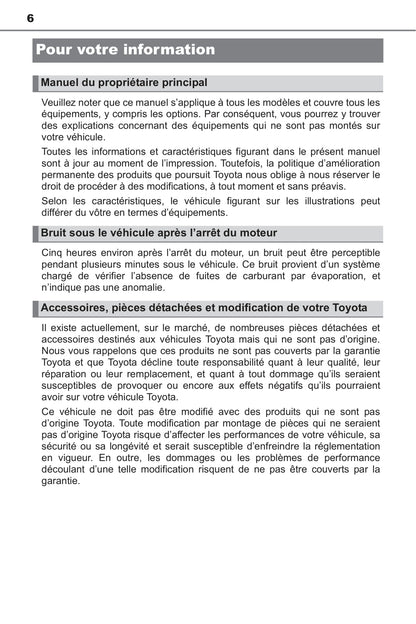 2015 Toyota Yaris Bedienungsanleitung | Französisch