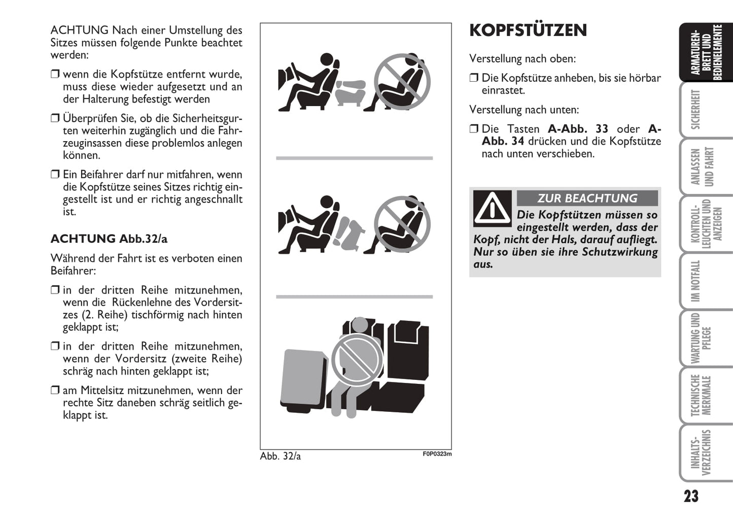 2012-2013 Fiat Scudo Owner's Manual | German