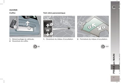 2012-2013 Peugeot 5008 Bedienungsanleitung | Französisch