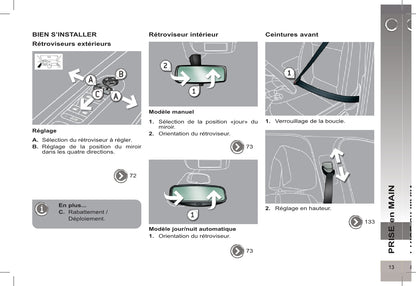 2012-2013 Peugeot 5008 Bedienungsanleitung | Französisch