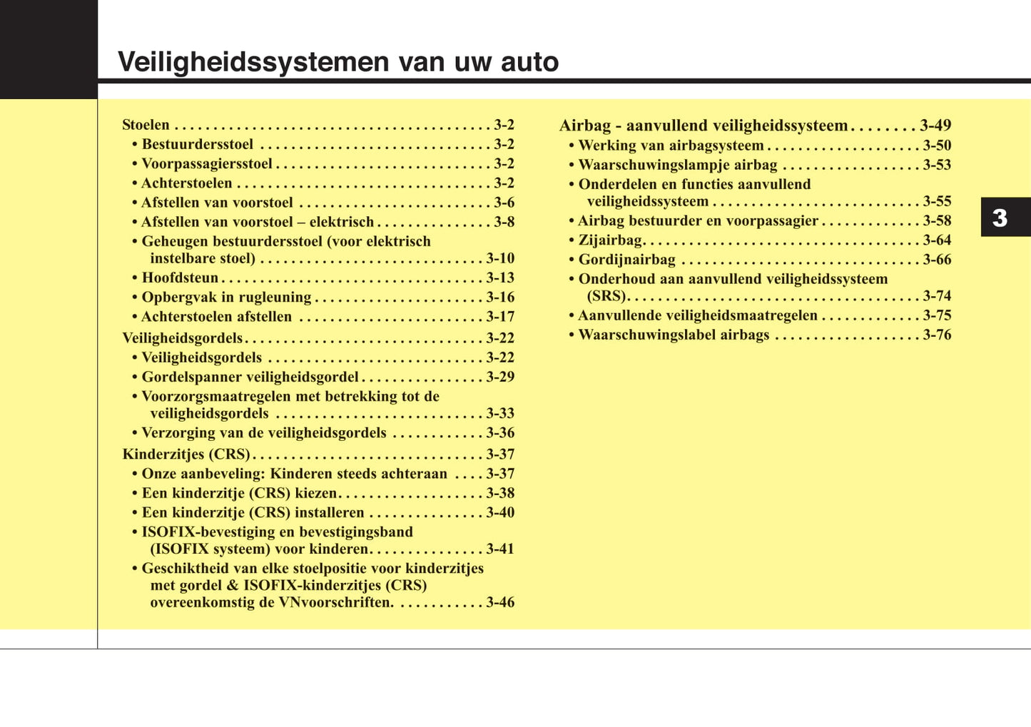 2018-2019 Kia Ceed Owner's Manual | Dutch