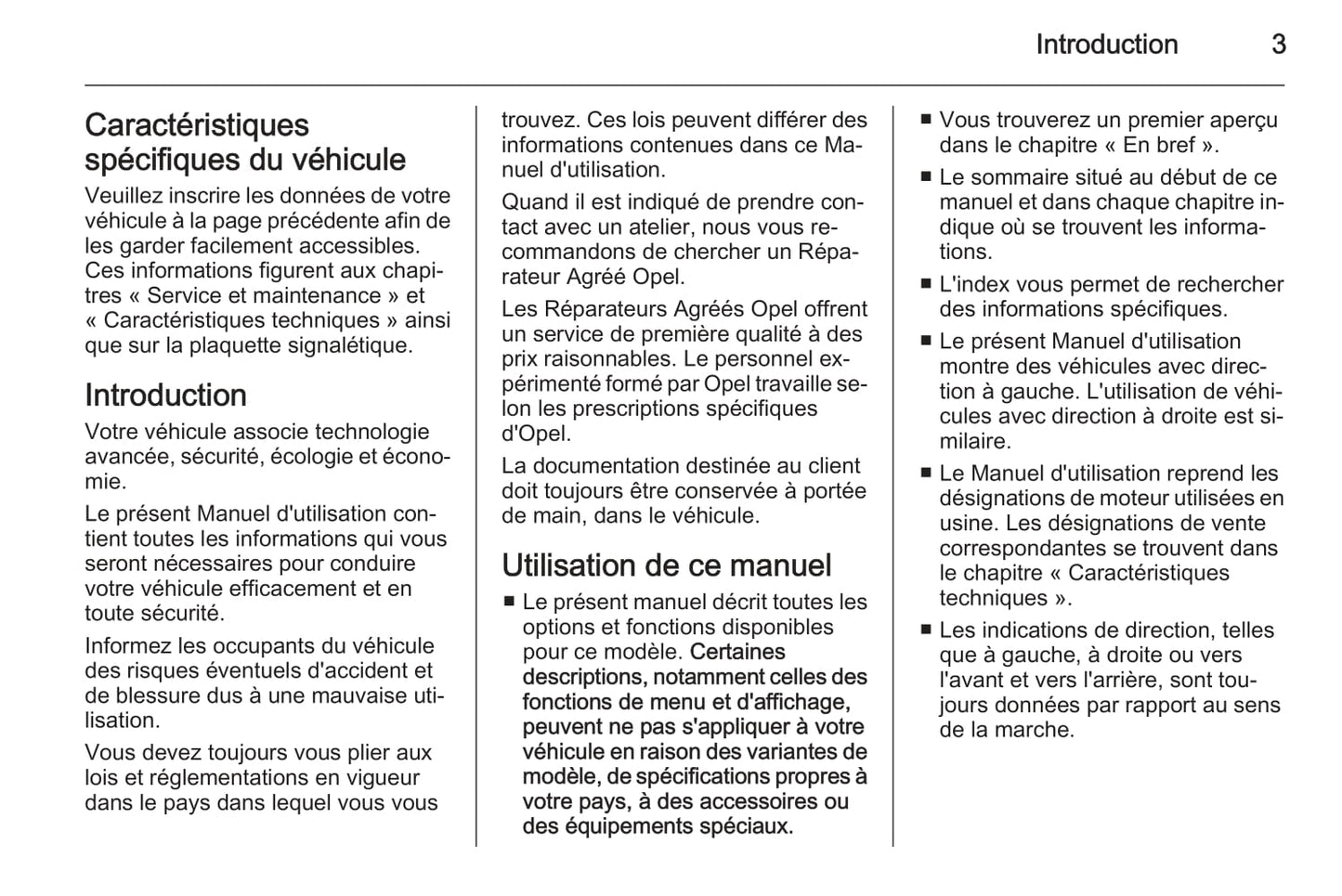 2014-2015 Opel Movano Owner's Manual | French