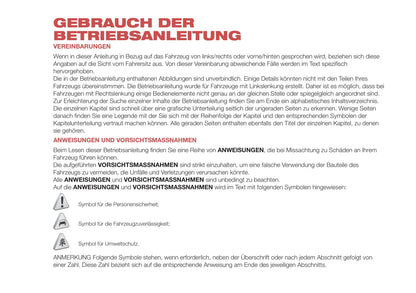 2016-2022 Abarth 595 Bedienungsanleitung | Deutsch
